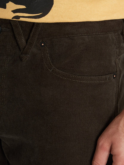 Solver 5 Pocket Corduroy Trousers - RINSED BLACK
