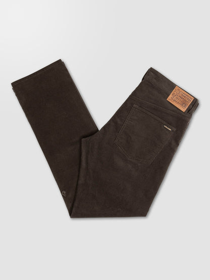 Solver 5 Pocket Corduroy Trousers - RINSED BLACK
