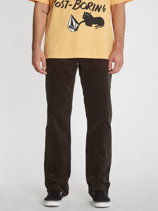 Solver 5 Pocket Corduroy Trousers - RINSED BLACK