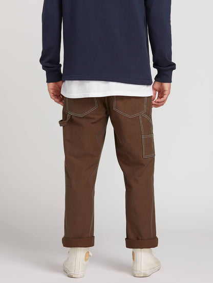 Whaler Util Trousers  - Dark Brown