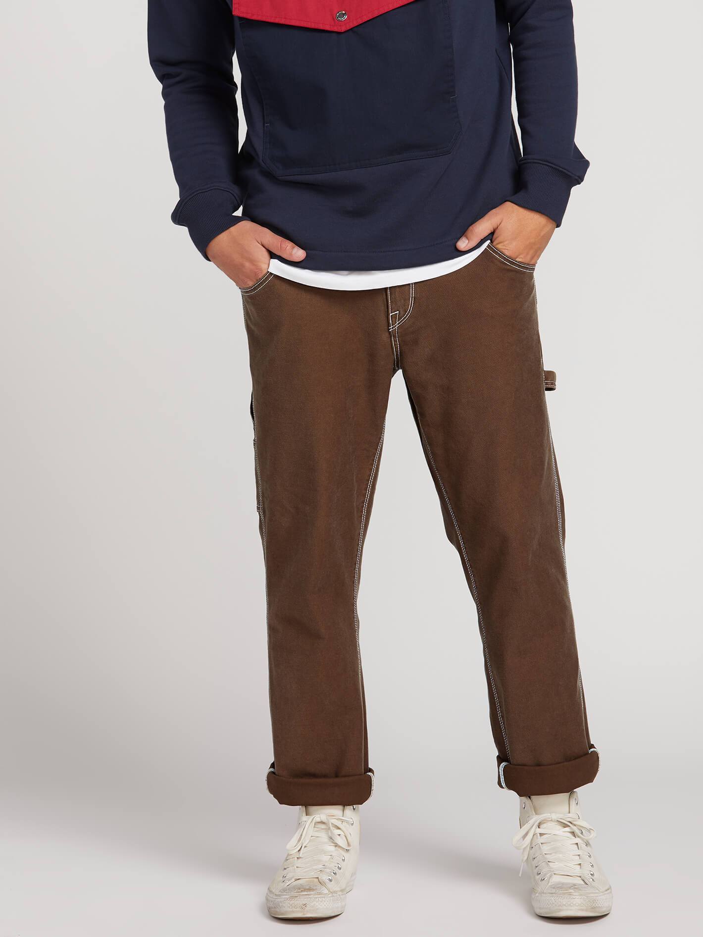 Whaler Util Trousers  - Dark Brown