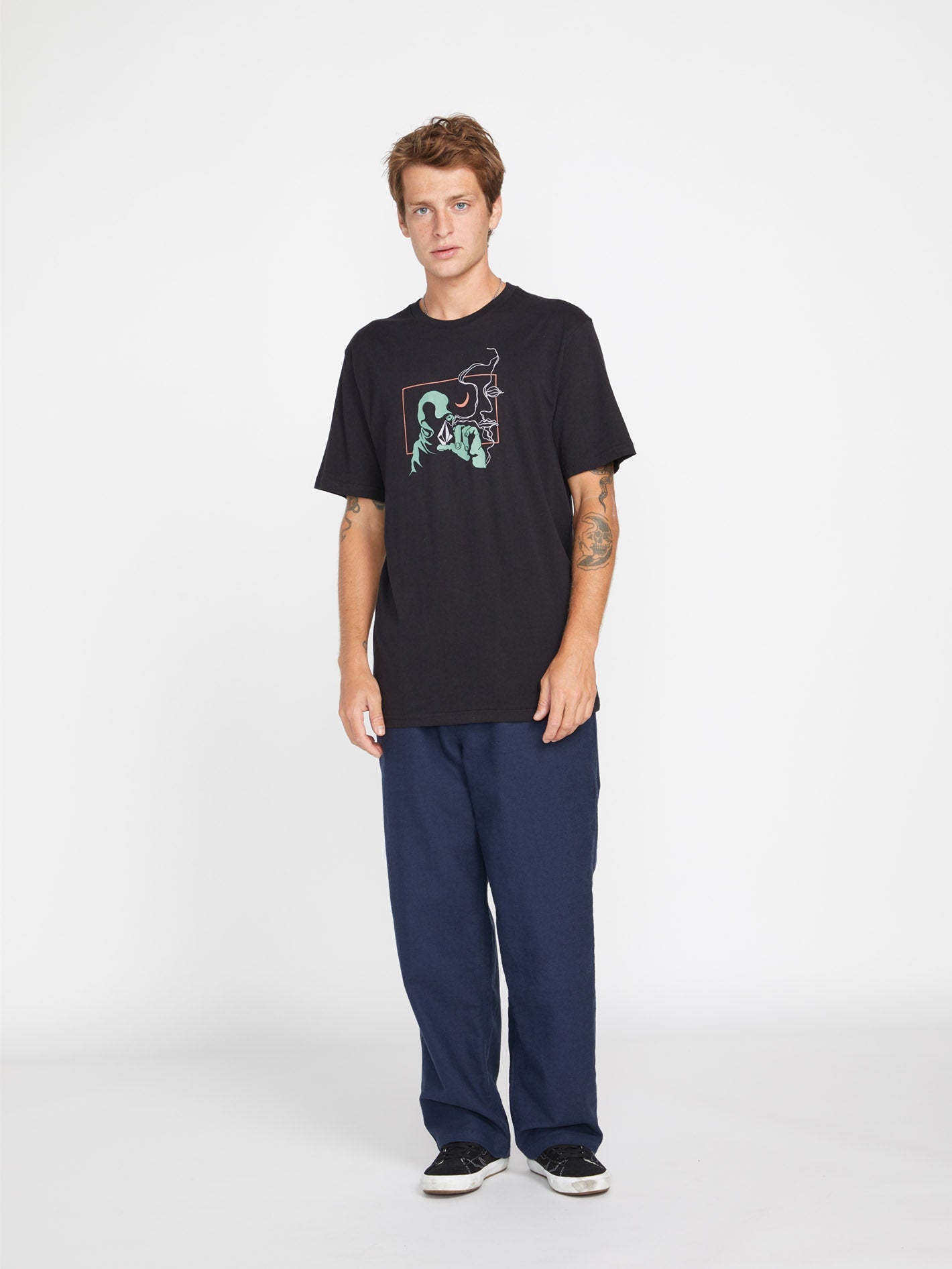 Skate Vitals Axel Loose Tapered Trousers - NAVY