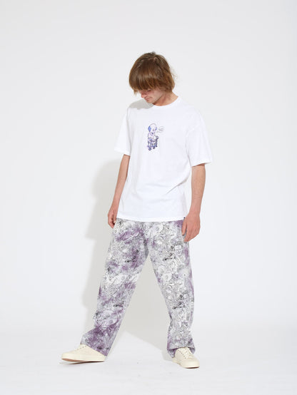 Ed Merlin Murray Elasticated Waist Trousers - PRINT