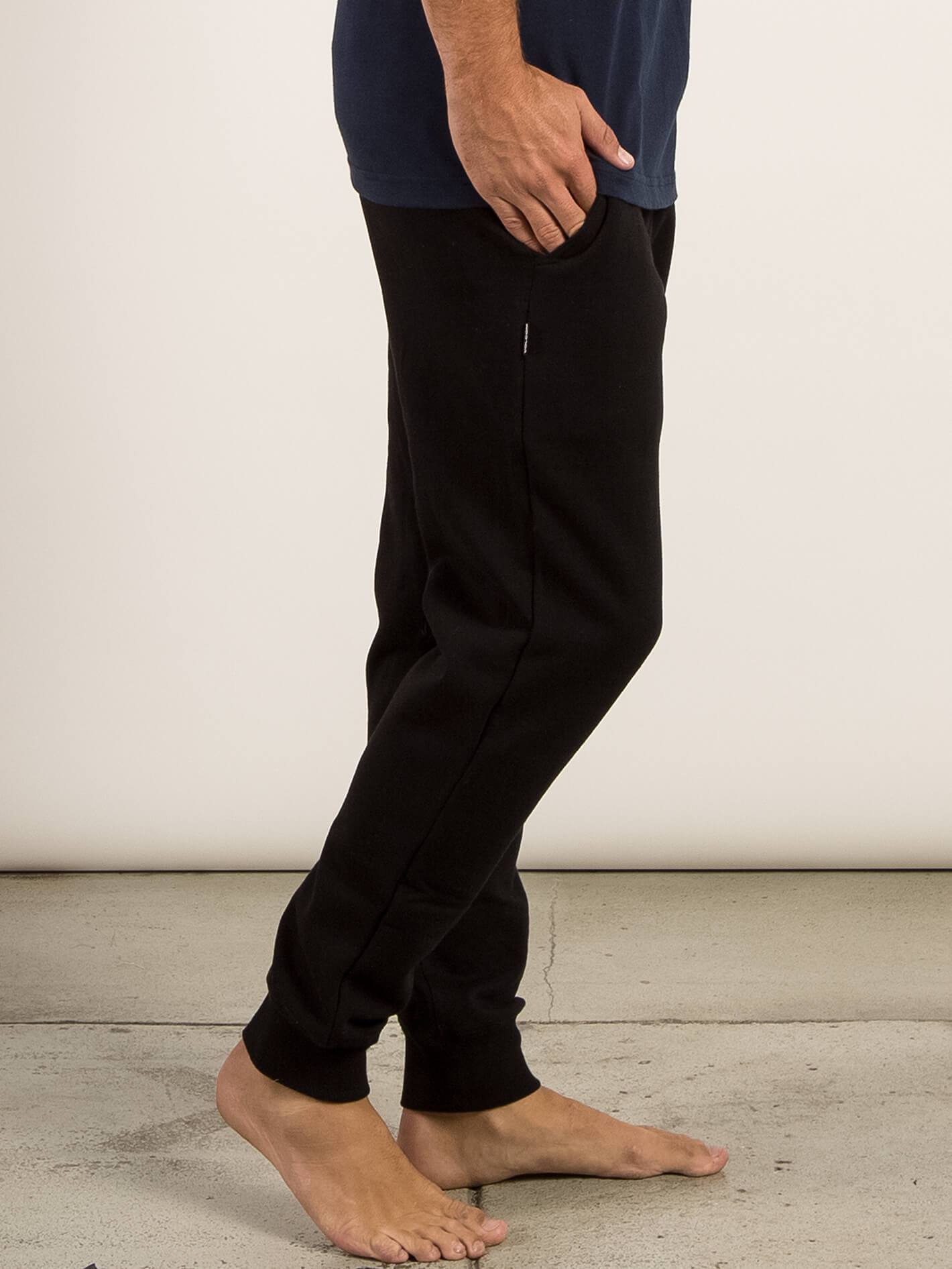 Single Stone Fleece Pants - Black