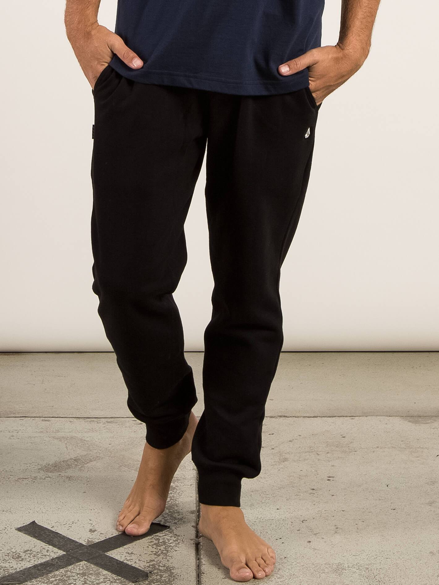 Single Stone Fleece Pants - Black