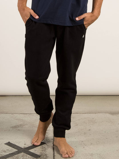 Single Stone Fleece Pants - Black