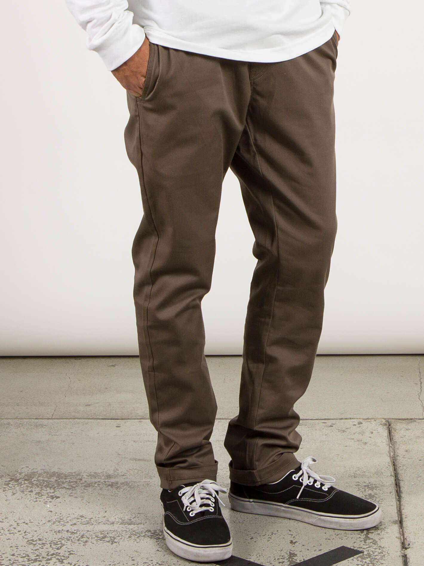 Frckn Comfort Chino Trousers - Mushroom