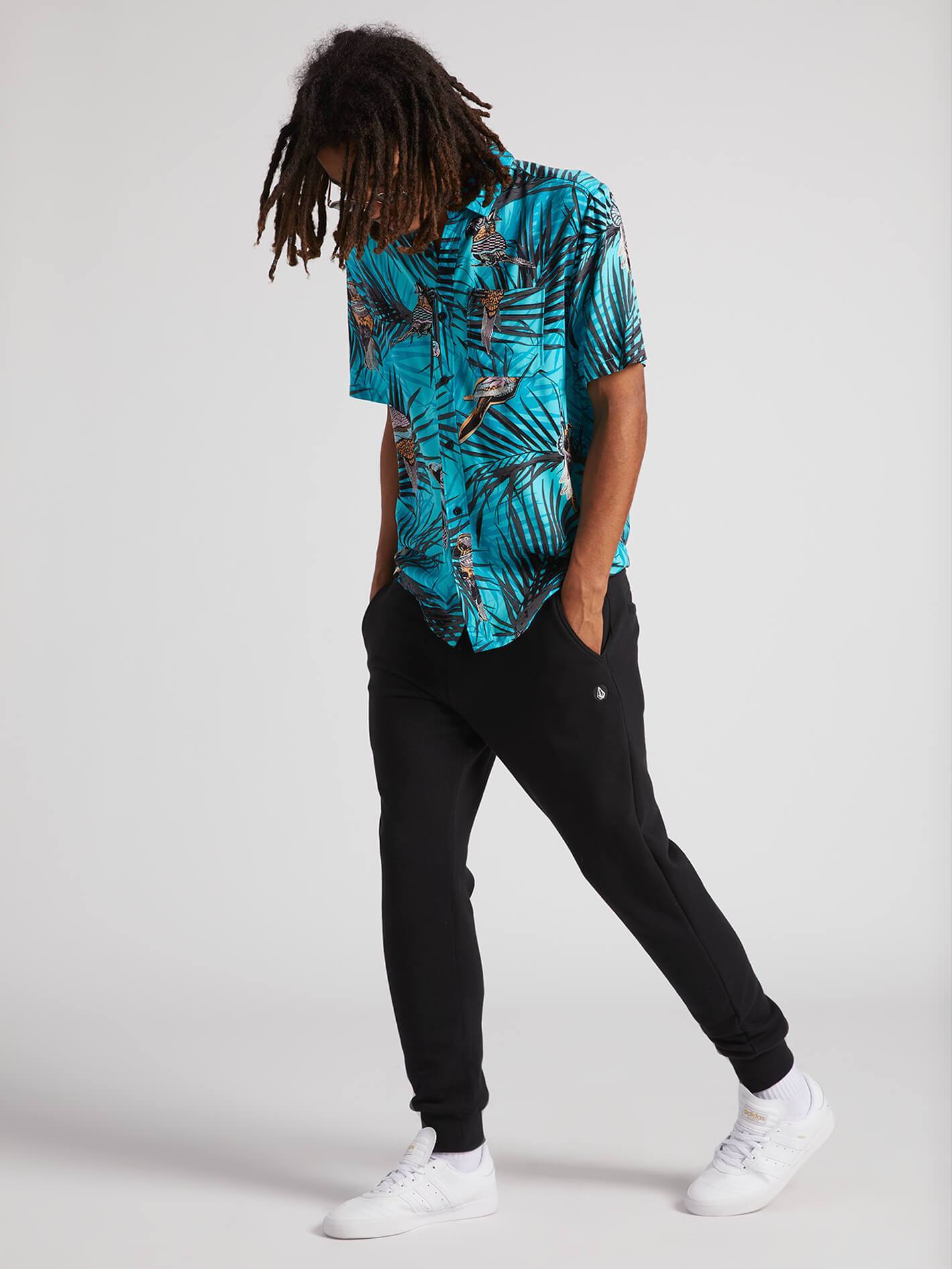Single Stone Fleece Pants - Black