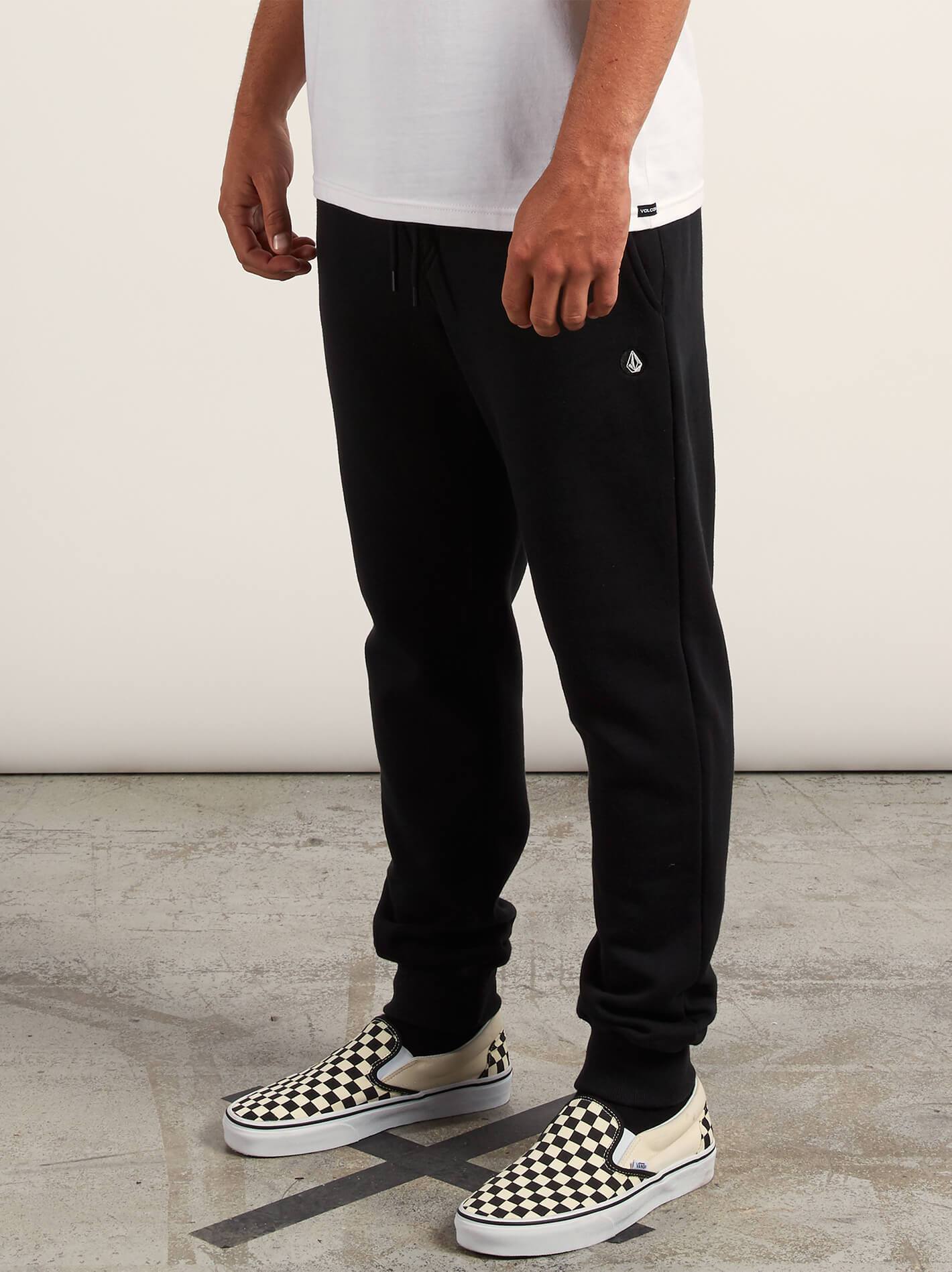 Single Stone Fleece Pants - Black