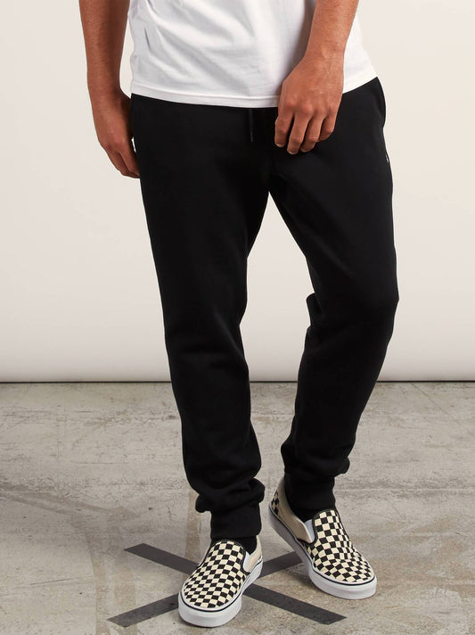 Single Stone Fleece Pants - Black