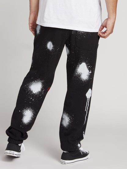 Spraydot Fleece Pant - Black