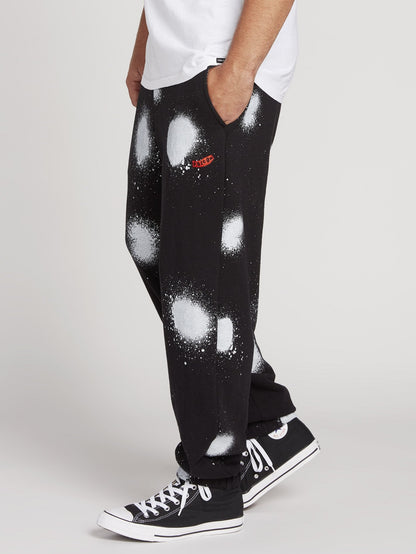 Spraydot Fleece Pant - Black