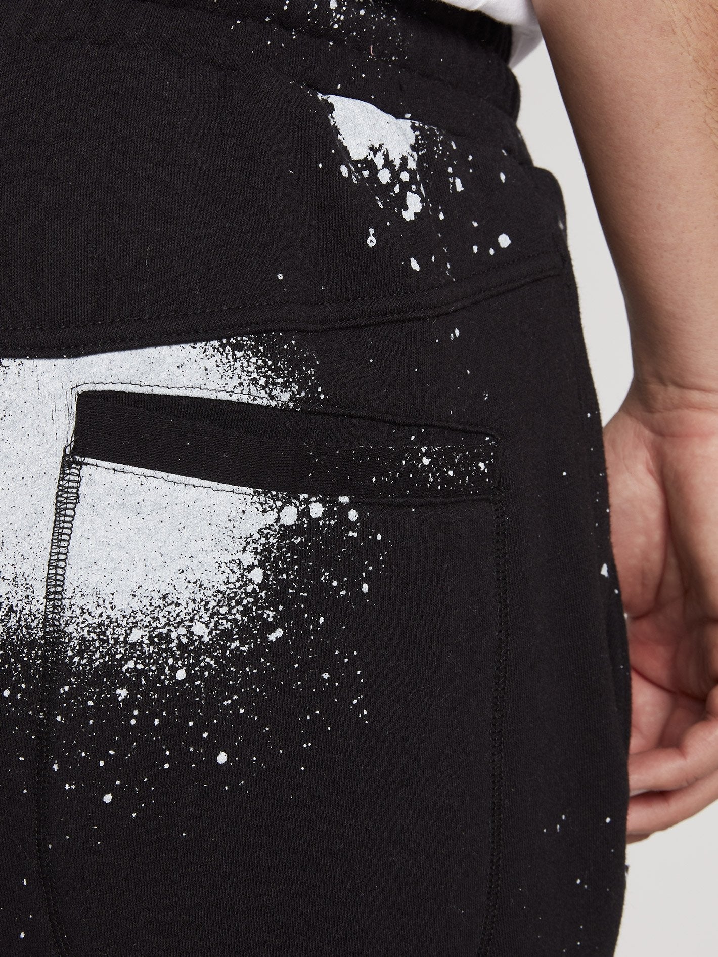 Spraydot Fleece Pant - Black