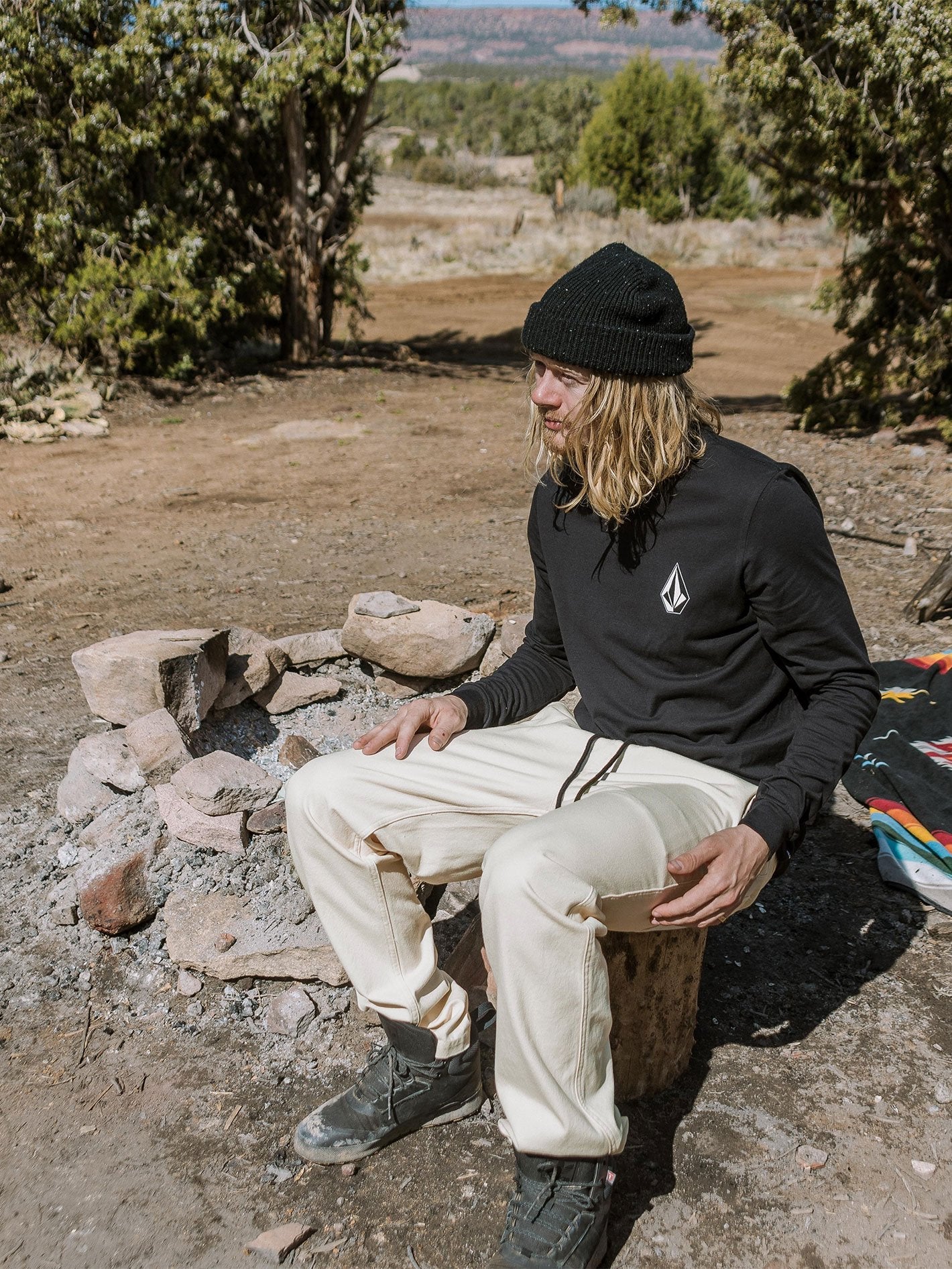 Rainer Elastic Waist Pant - WHITECAP GREY