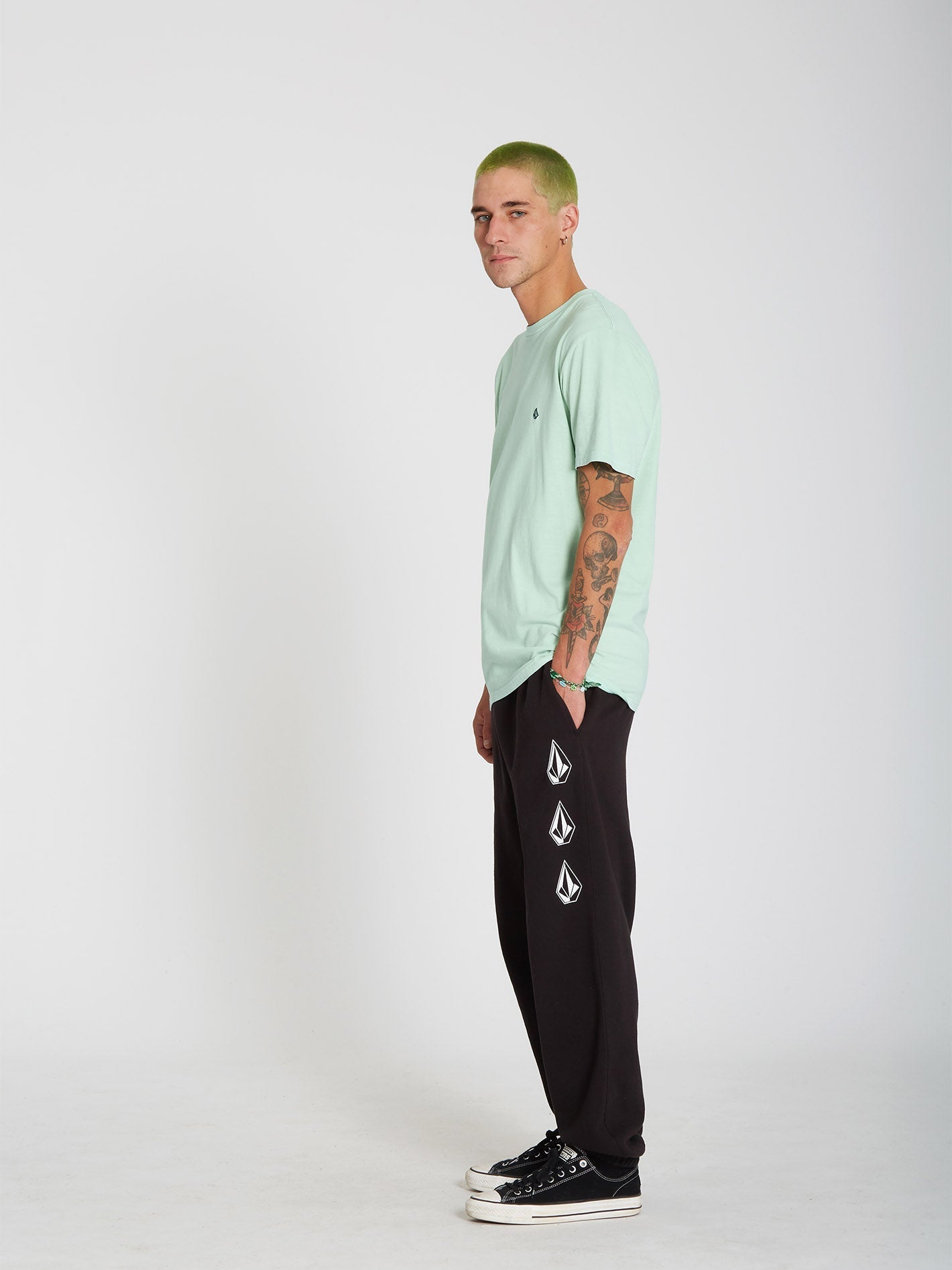 Iconic Stone Jogger - BLACK