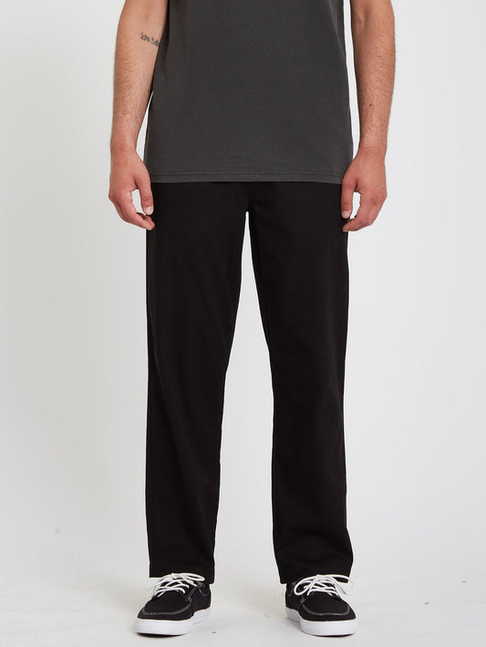 Psychstone Elasticated waist Trousers - BLACK COMBO