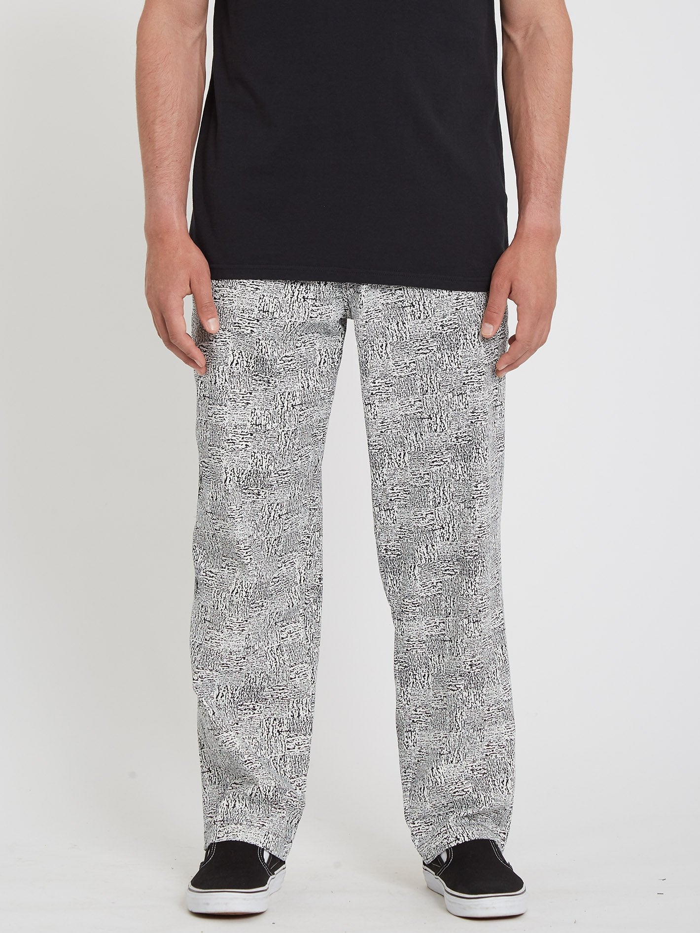 Psychstone Elasticated waist Trousers - CLOUD