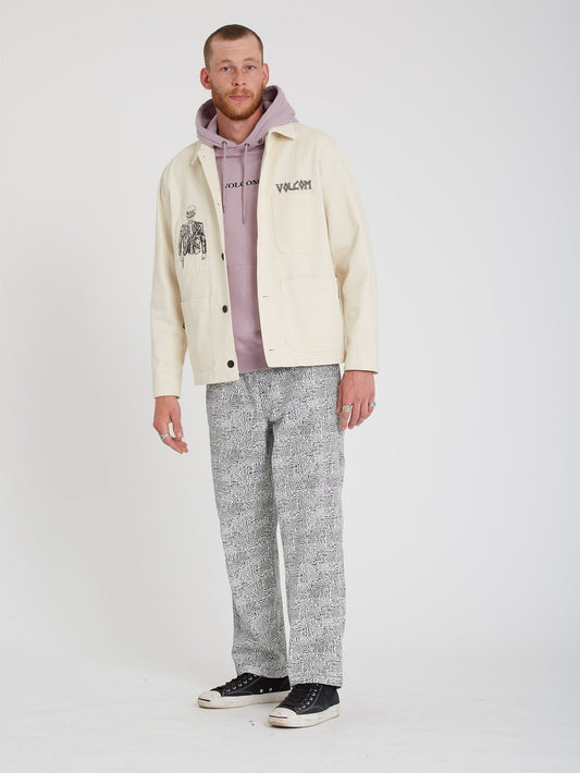 Psychstone Elasticated waist Trousers - CLOUD