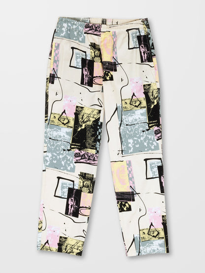 Psychstone Elasticated Waist Trousers - WHITECAP GREY