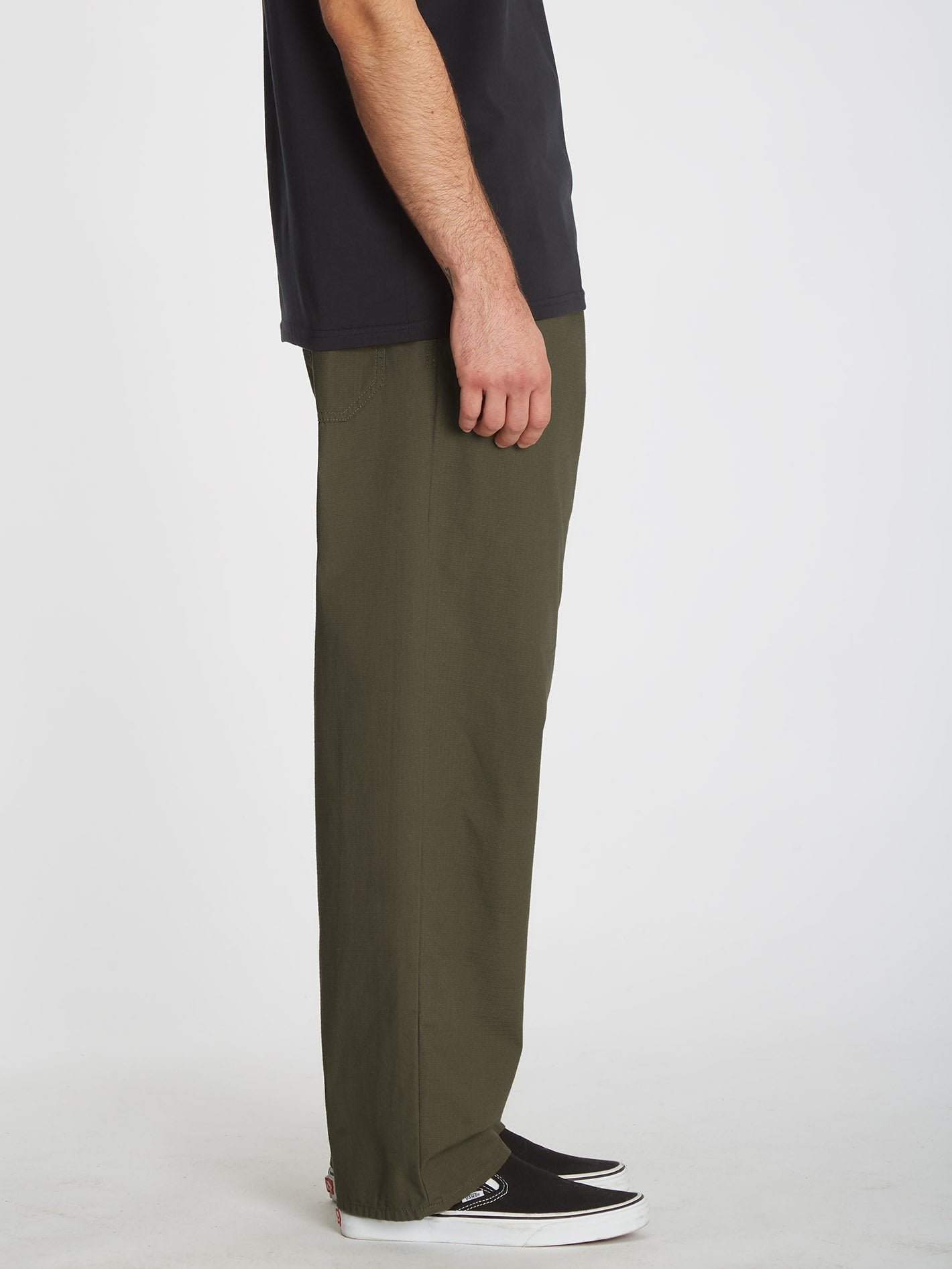 Outer Spaced Casual Trousers - SERVICE GREEN