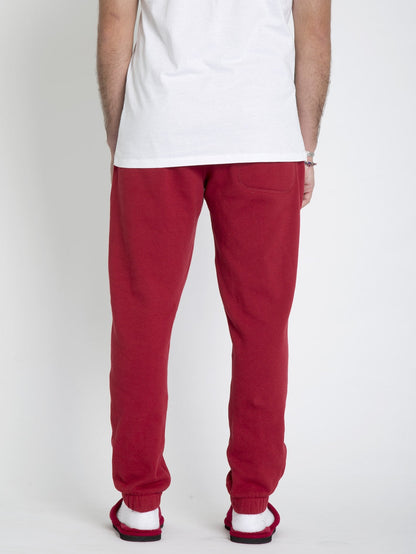 SANTASTONE FLEECE JOGGER - DEEP RED
