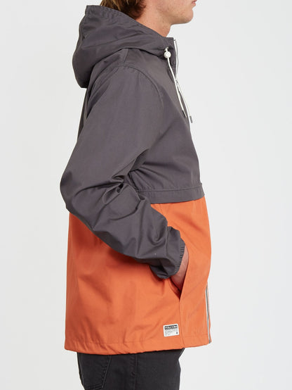 Howard Hooded Jacket - Burnt Orange