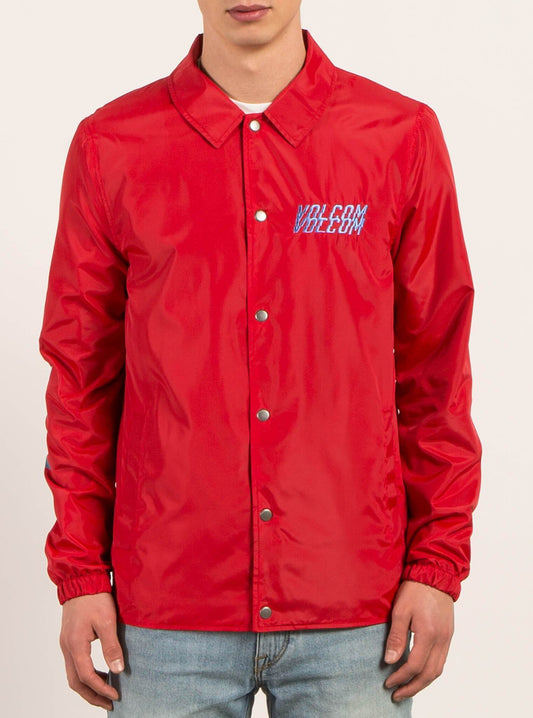 Brews Coach Jacket - True Red