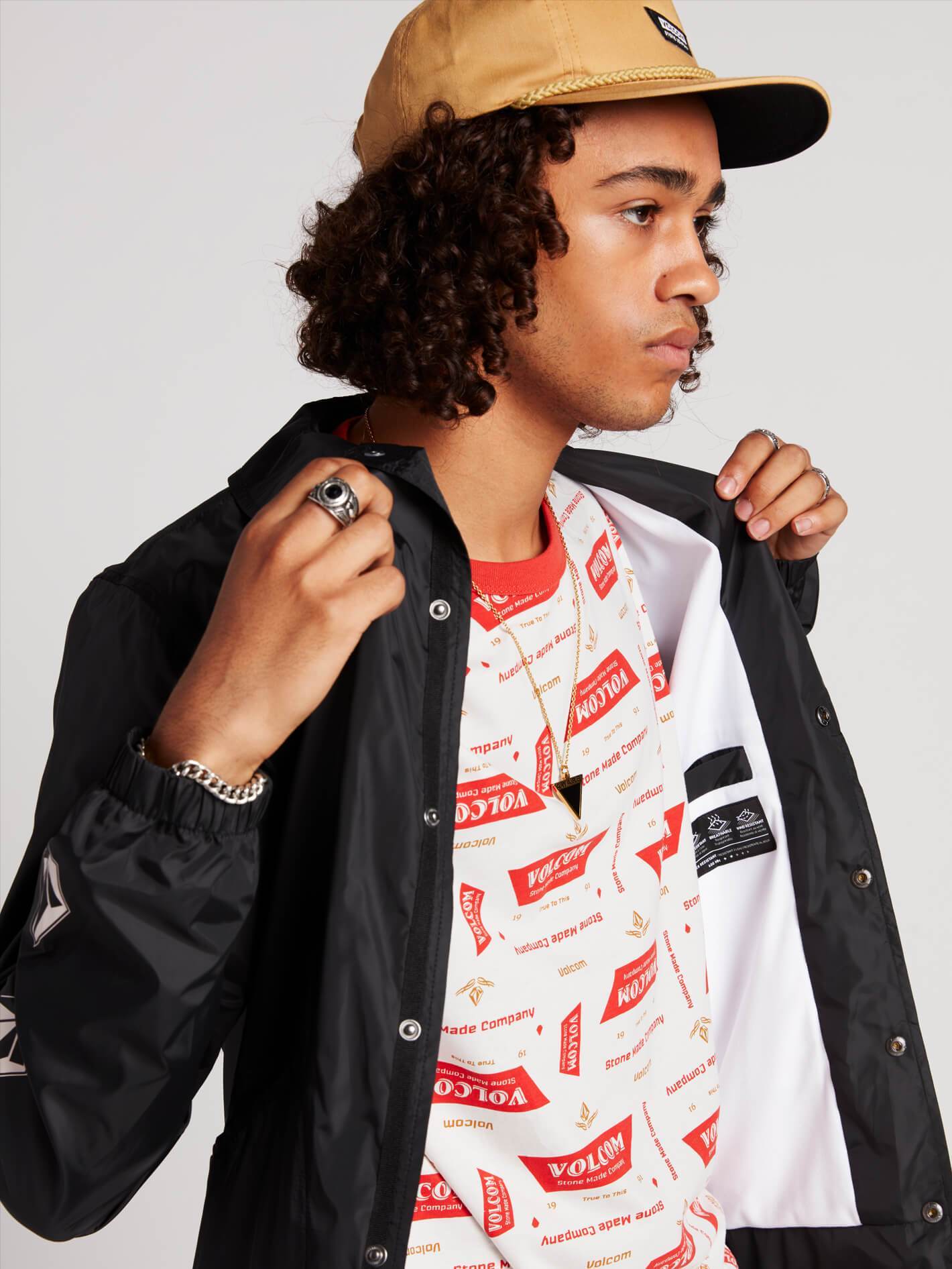 Brews Coach Jacket  - Black Print