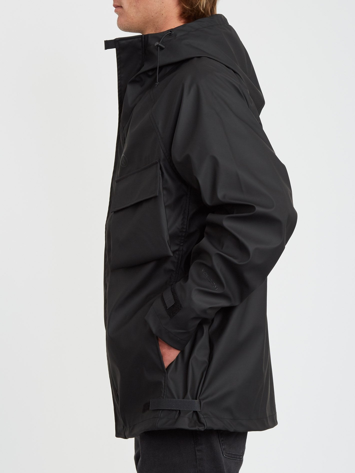 V Smock Jacket - Black