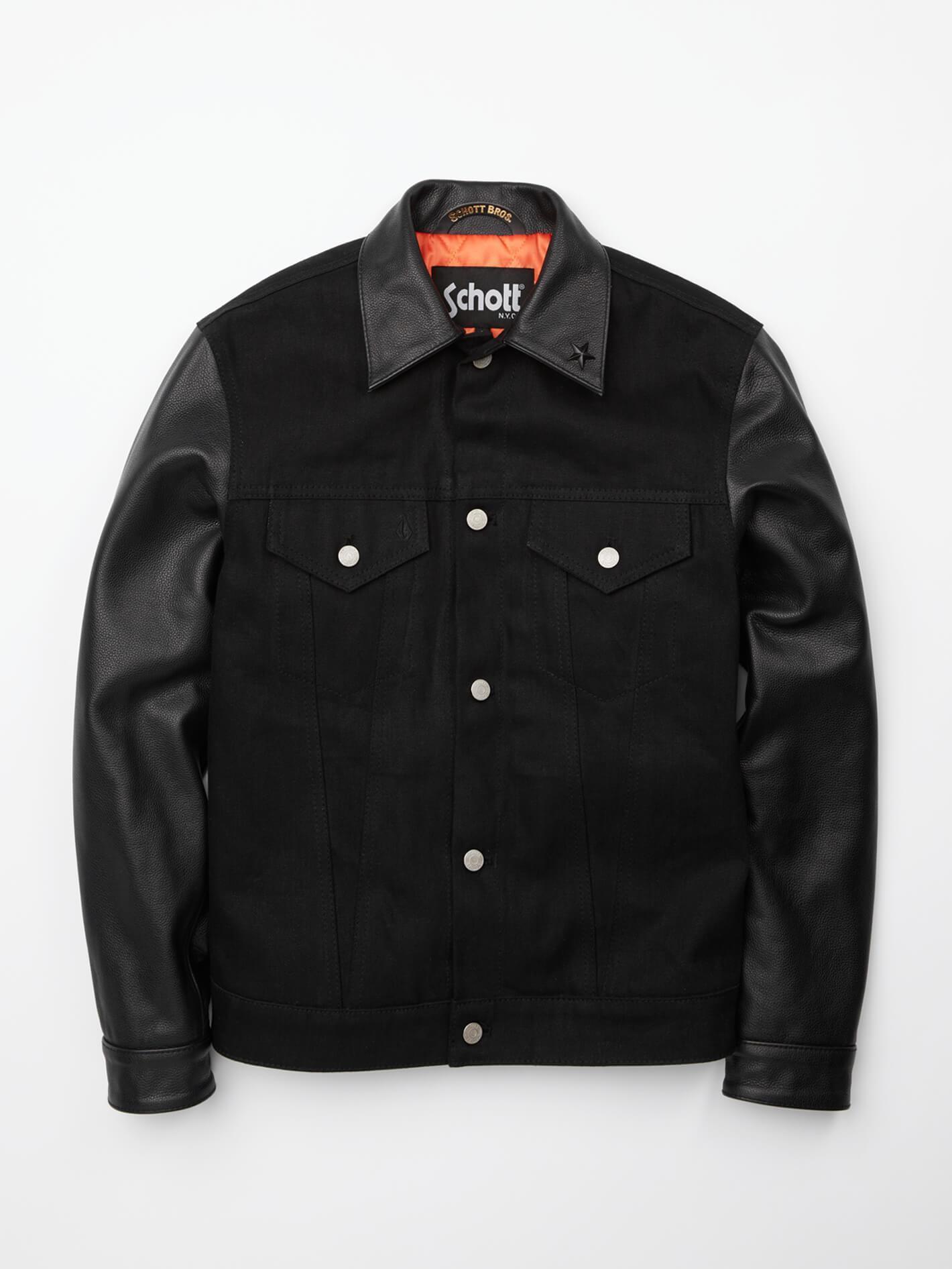 SCHOTTxVLCM TTT JCKT BLACK