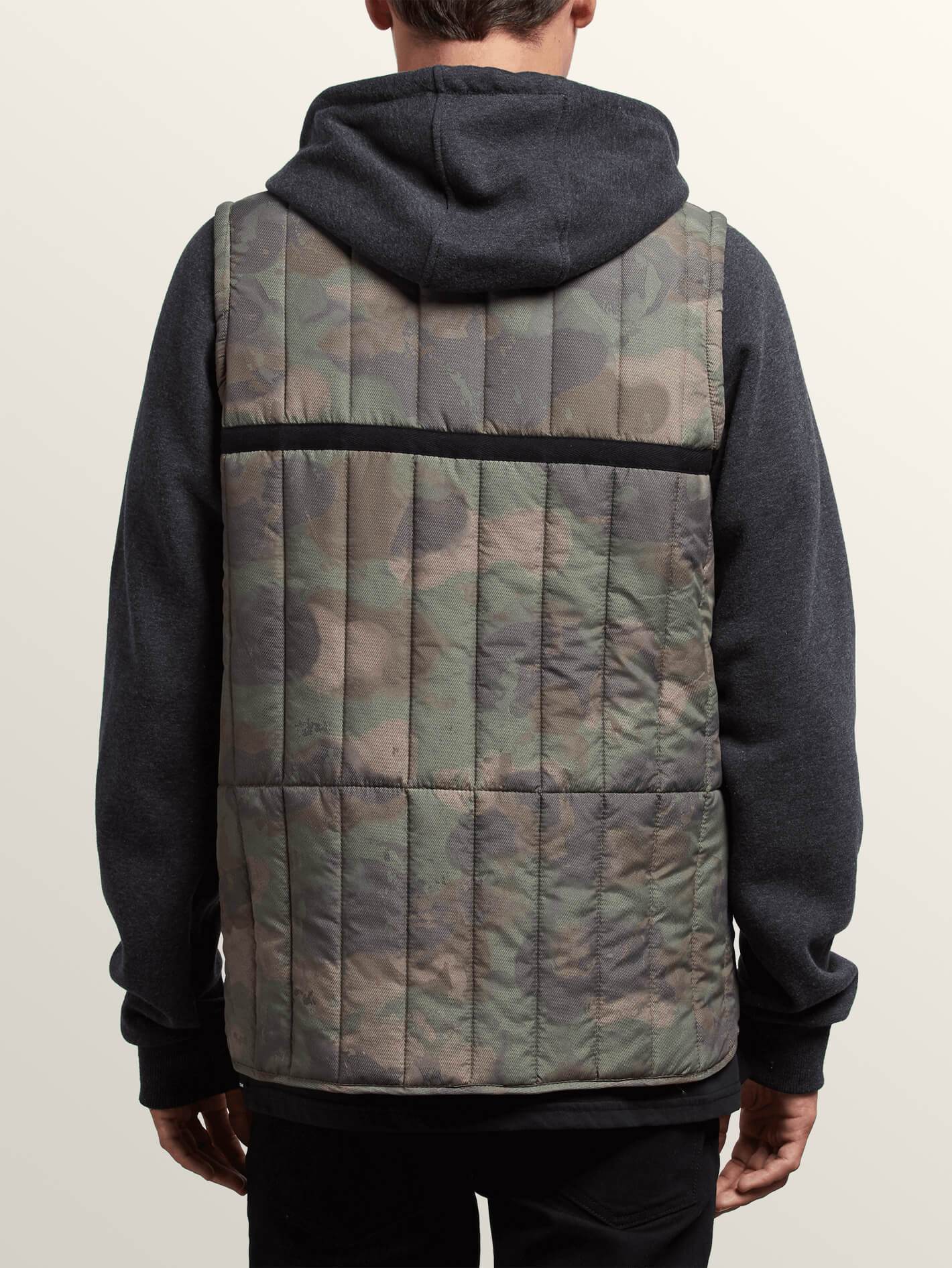 Stripester Puffer Jacket - Camouflage