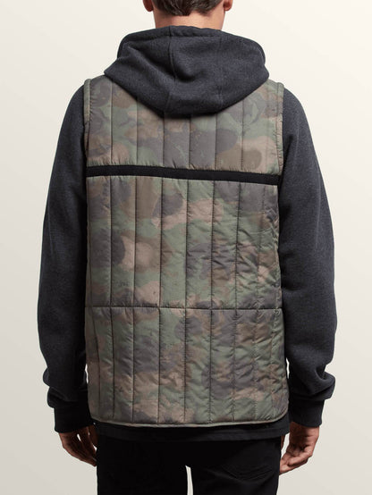Stripester Puffer Jacket - Camouflage