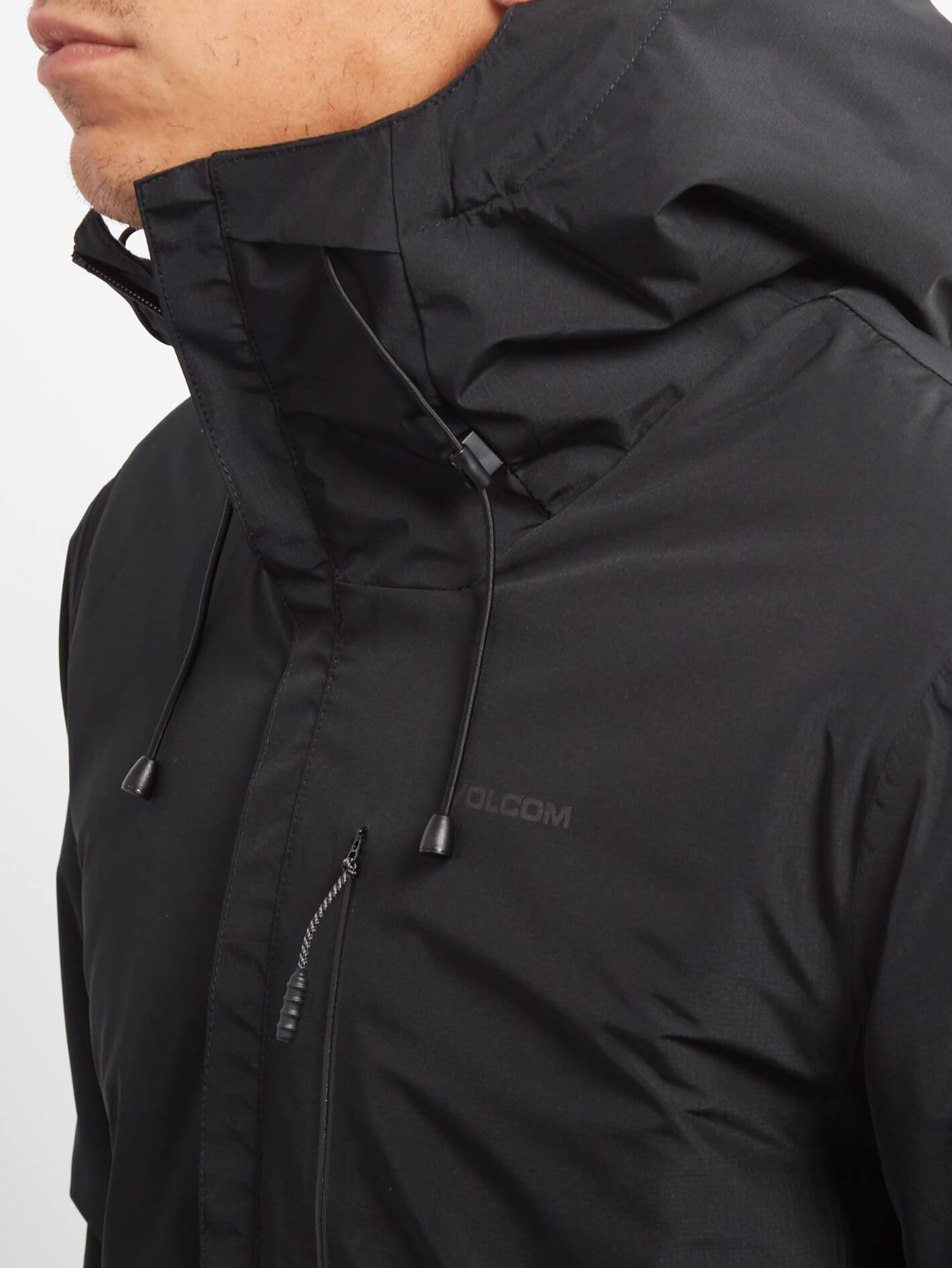 Stone Storm Lined Jacket - Black