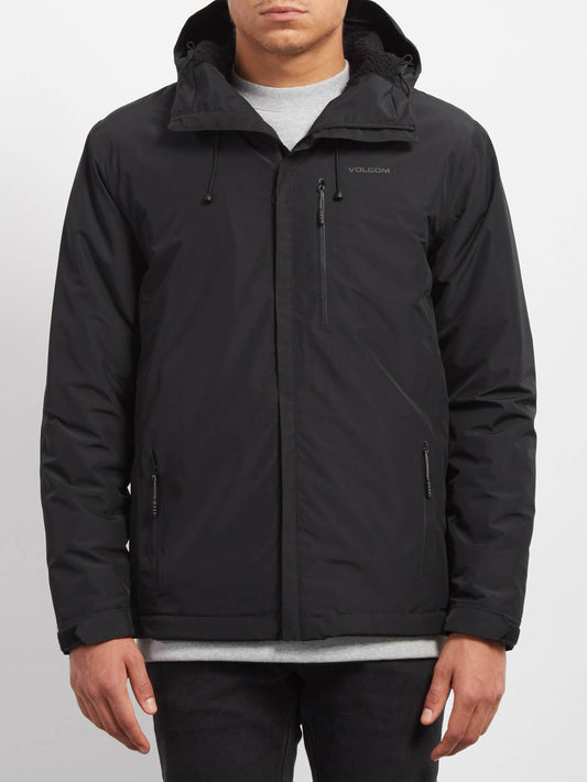 Stone Storm Lined Jacket - Black