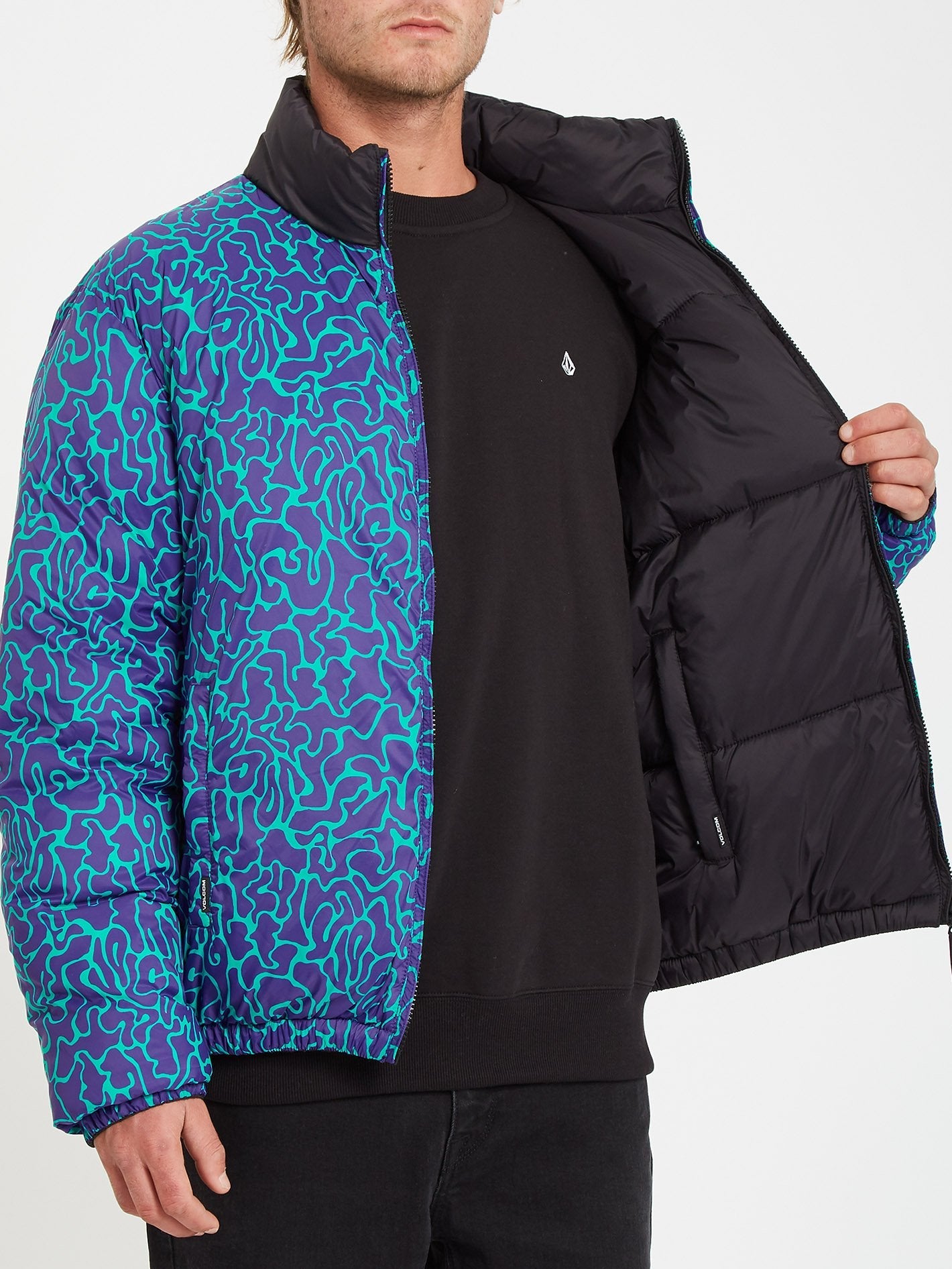 Walltz Jacket (Reversible)- BLACK