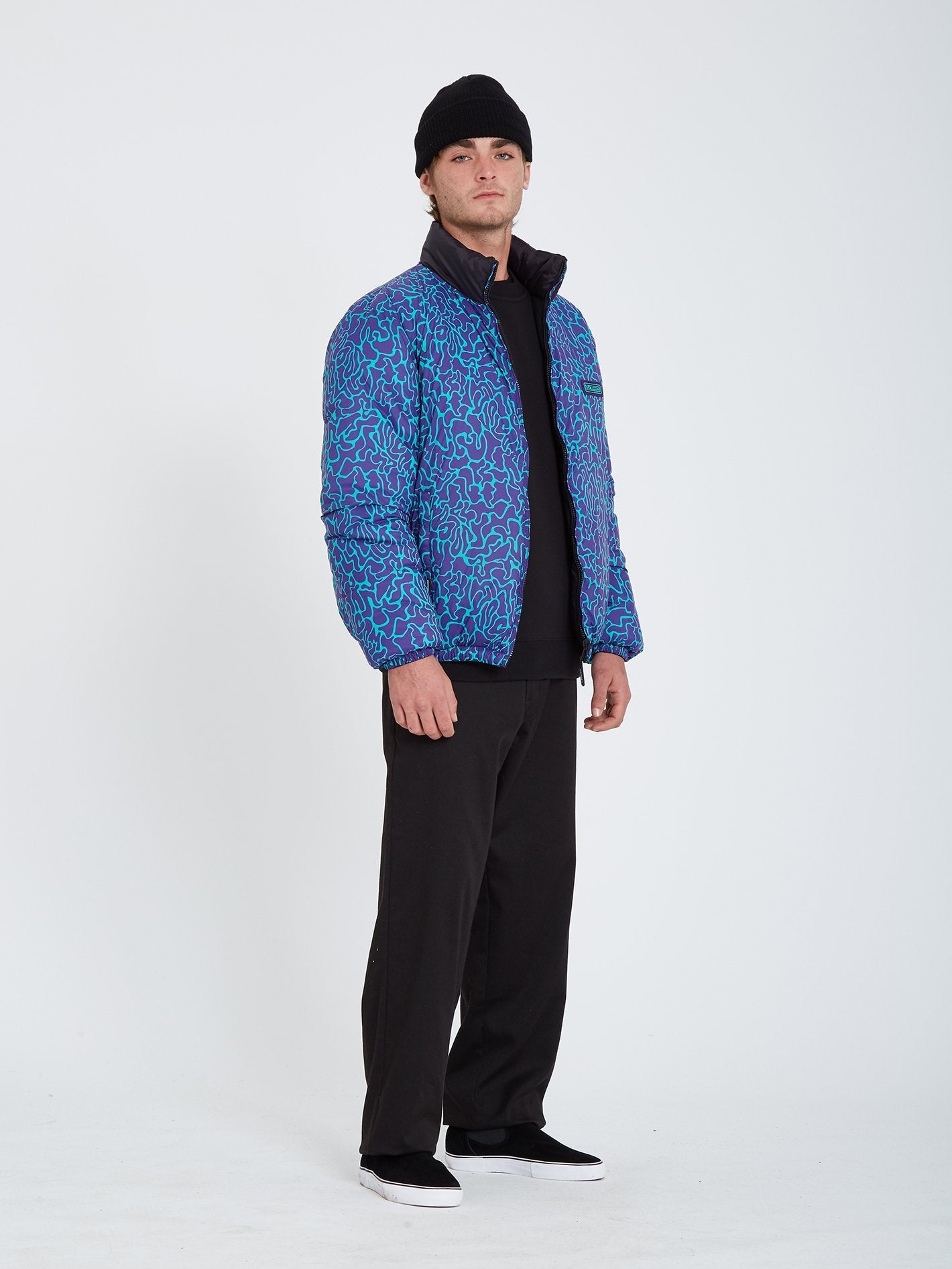 Walltz Jacket (Reversible)- BLACK