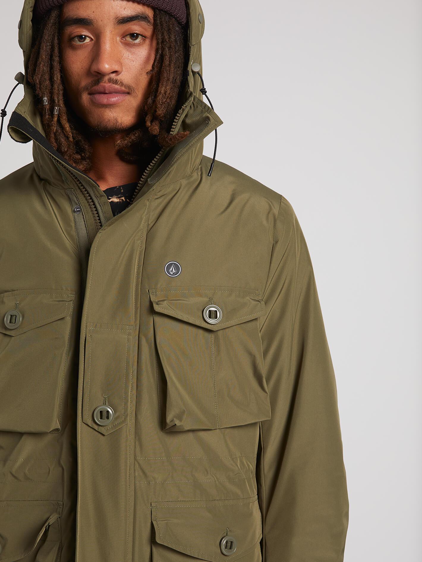 Hawstone 5K Jacket - Army Green Combo