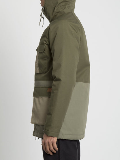 Renton Winter 5K Jacket - Army Green Combo