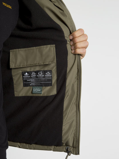 Artic Loon 5K Jacket - Army Green Combo