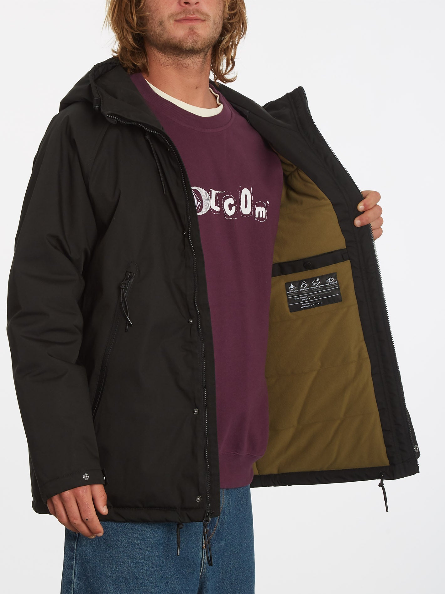 Stoke Stone Jacket - BLACK