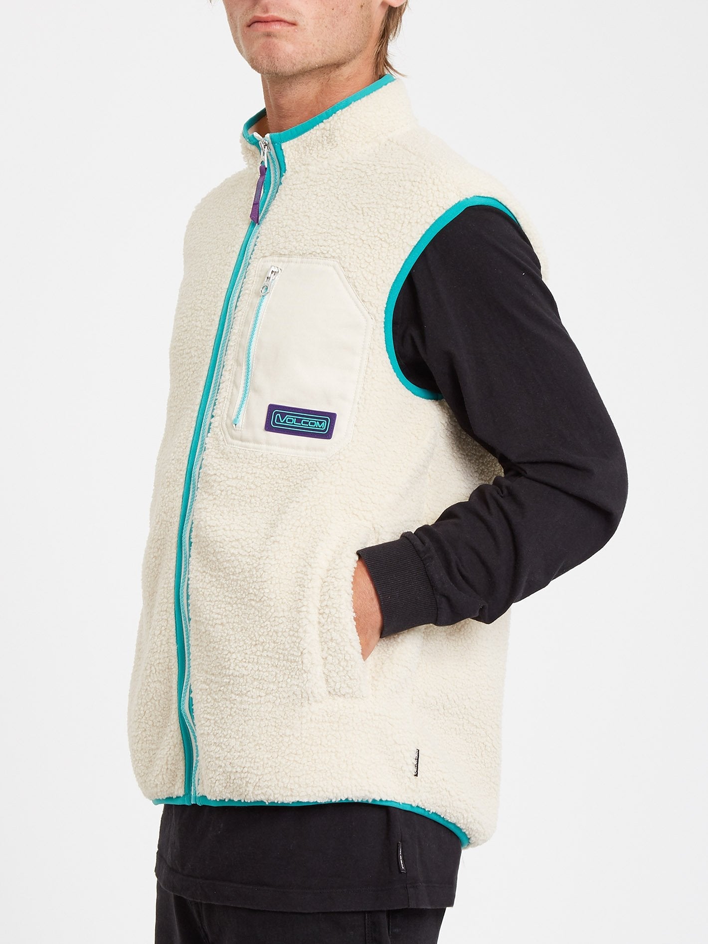 Muzzer Fuzzar Vest - WHITECAP GREY