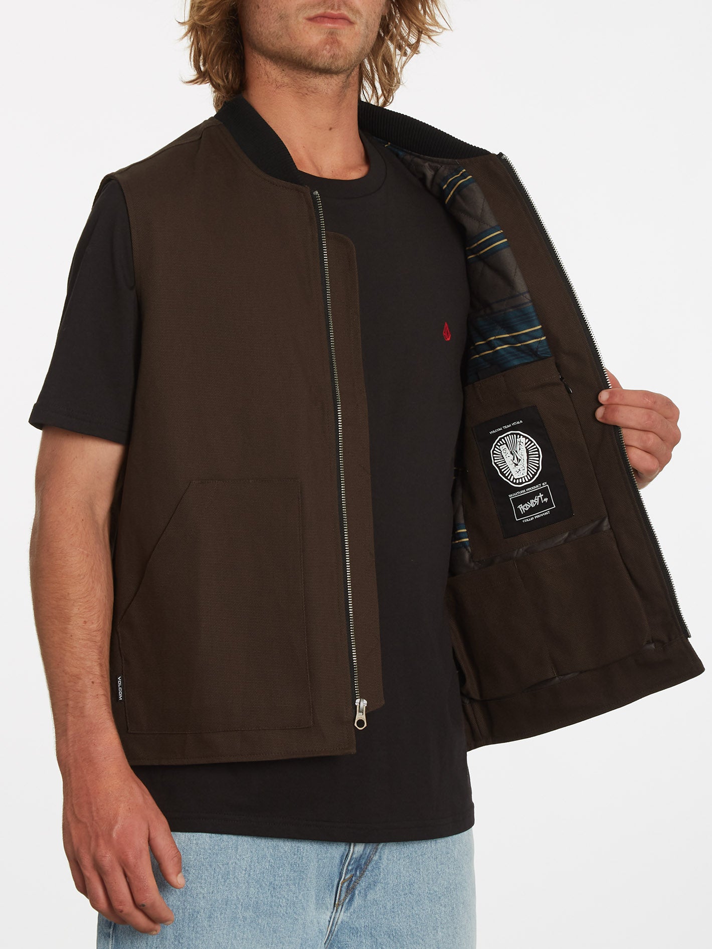 Skate Vitals C Provost Vest - DARK BROWN