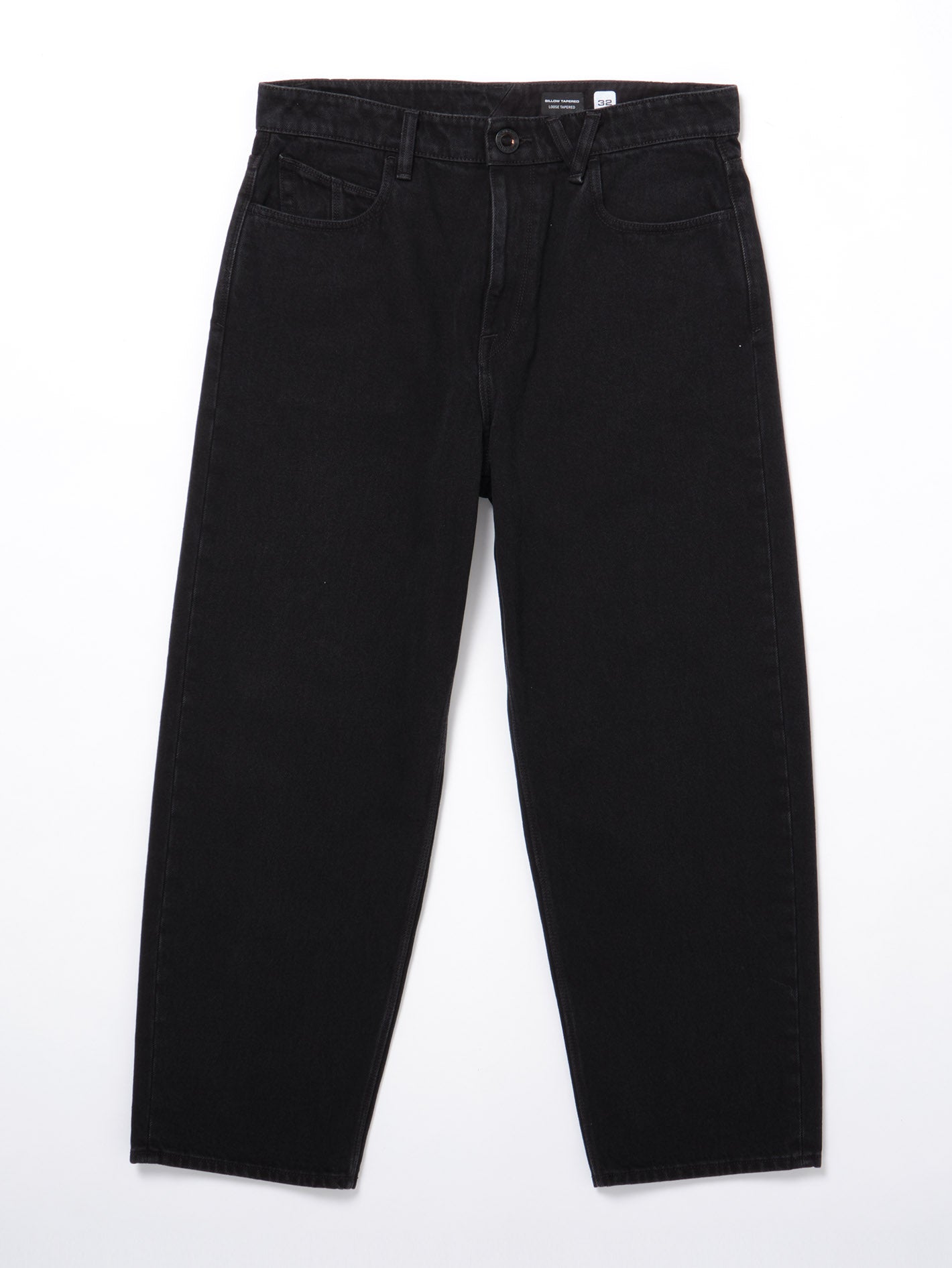 Billow Tapered Jeans - BLACK