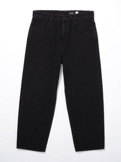 Billow Tapered Jeans - BLACK