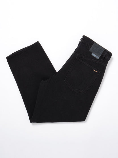 Billow Tapered Jeans - BLACK