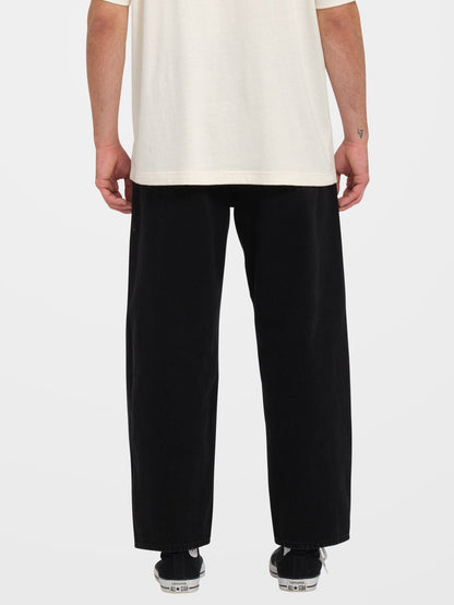 Billow Tapered Jeans - BLACK