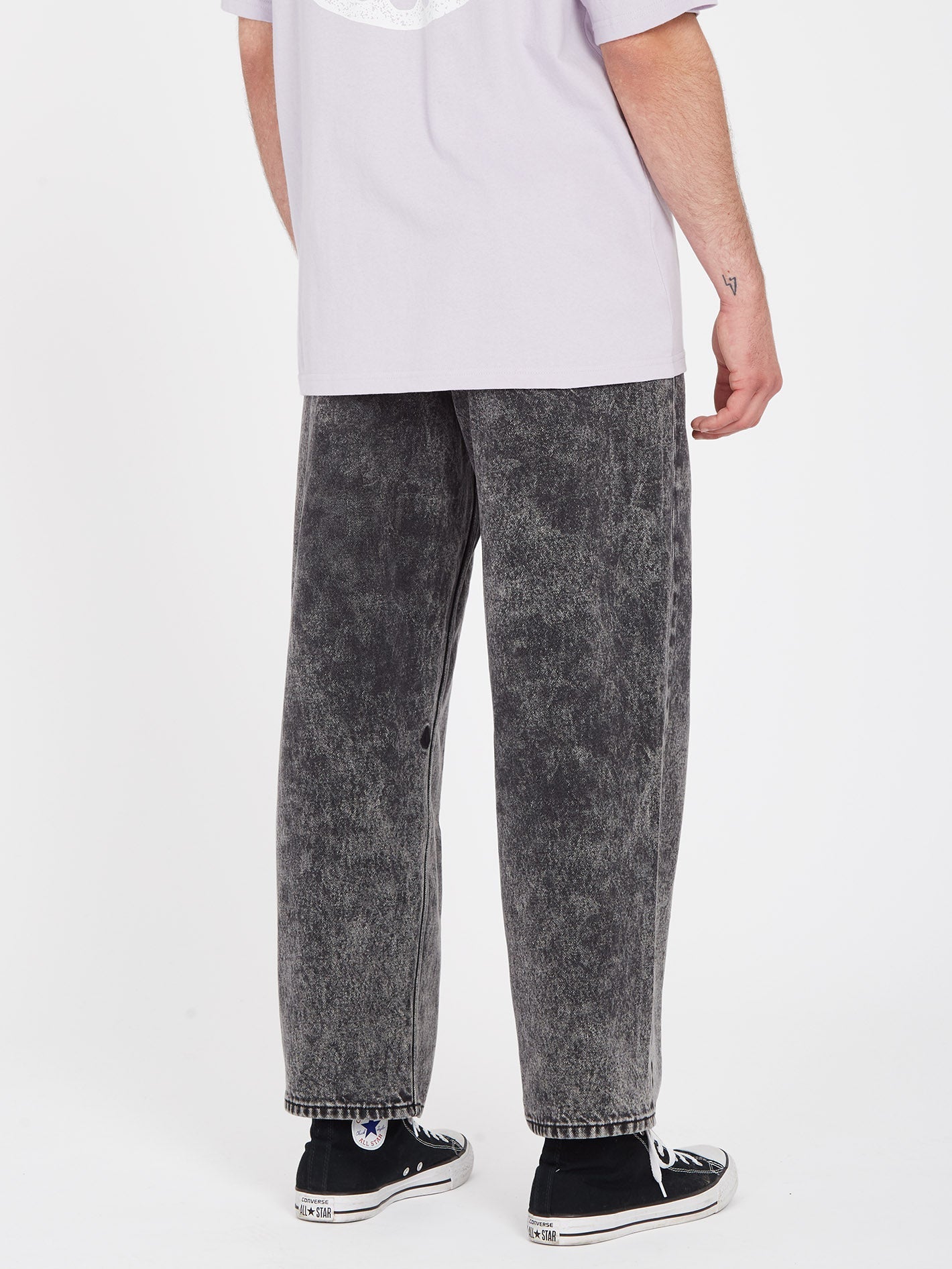 Billow Tapered Jeans - LIGHT ACID BLACK