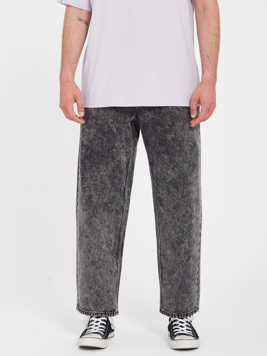 Billow Tapered Jeans - LIGHT ACID BLACK