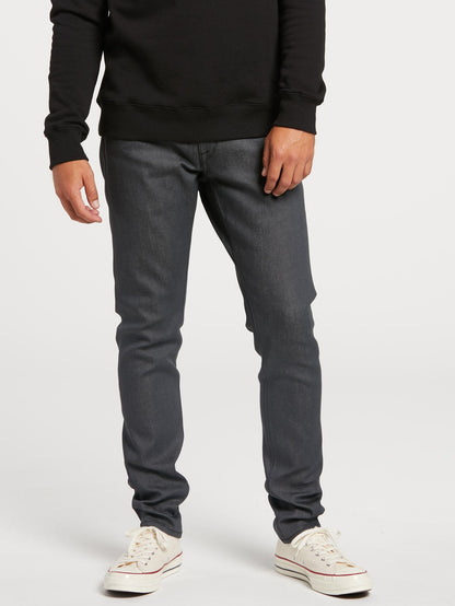 Vorta Tapered Denim - ASPHALT RAW SELVAGE