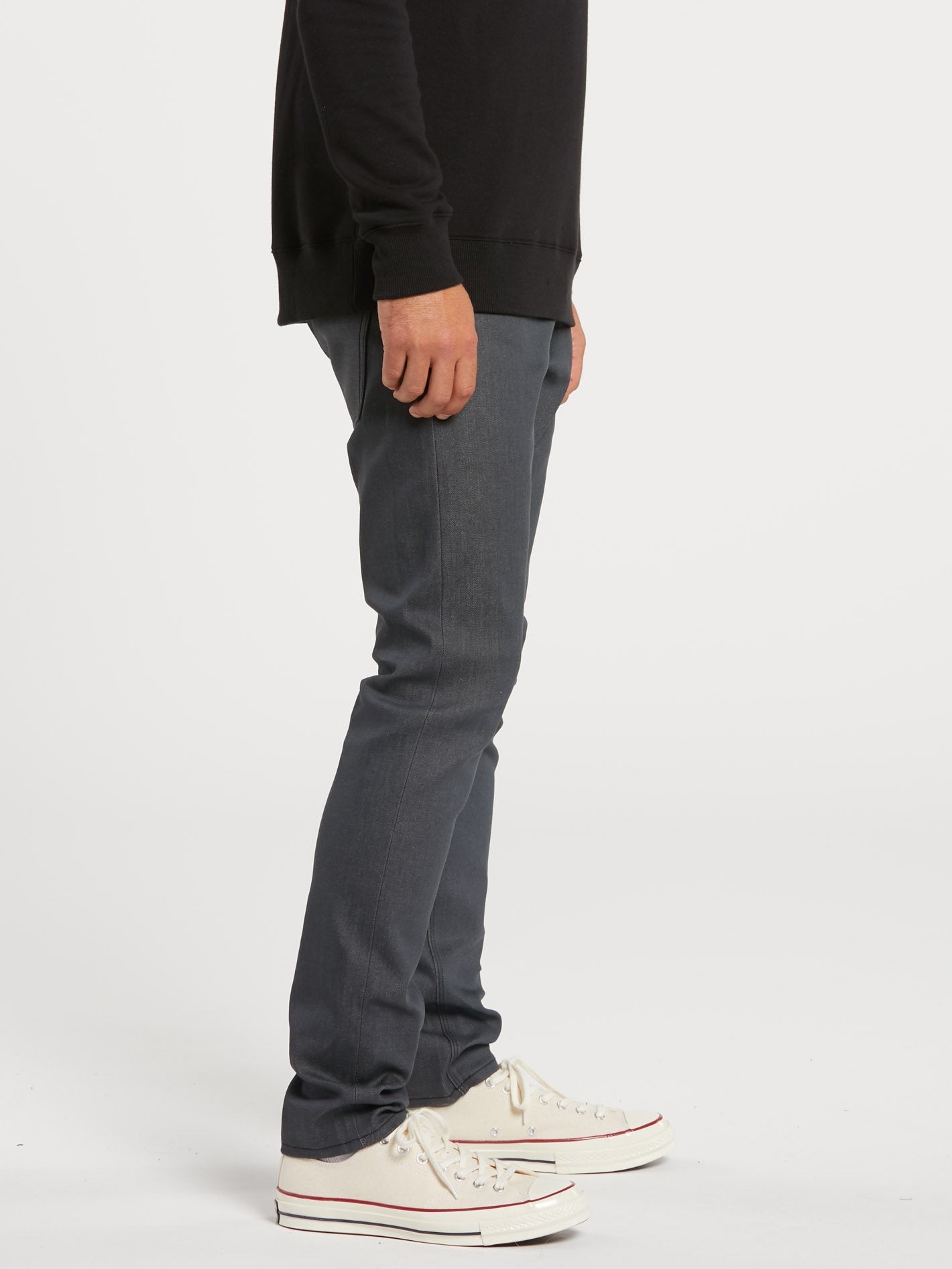 Vorta Tapered Denim - ASPHALT RAW SELVAGE